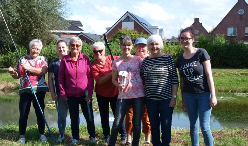 <p>Complete team damesgroep vissen. (foto: Frans Willemsen)</p>