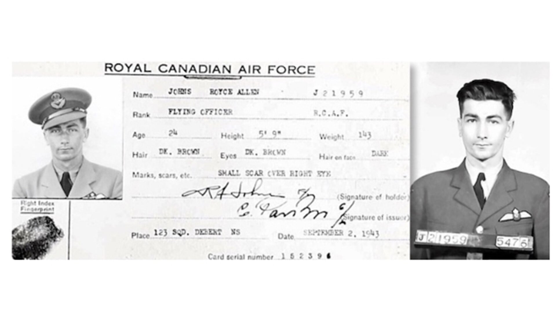 De Canadese piloot Royce Allen Johns crashte met zijn toestel tegen de kerk in Zevenaar. “He was a great individual that gave his life like so many others”.