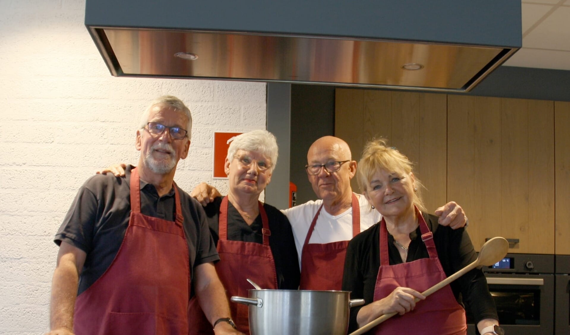 De vrijwilligers van Open Eetcafé Huissen.