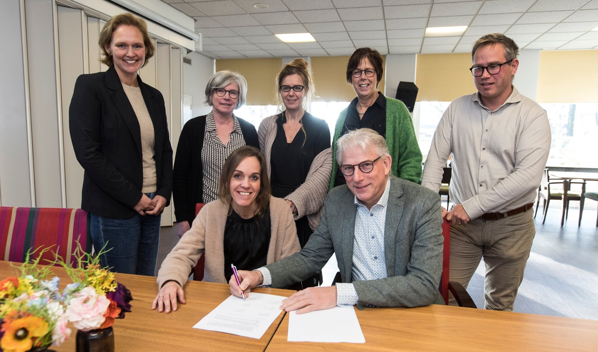 Ondertekening samenwerkingsovereenkomst Zorginstellingen Zuid Gelderland.