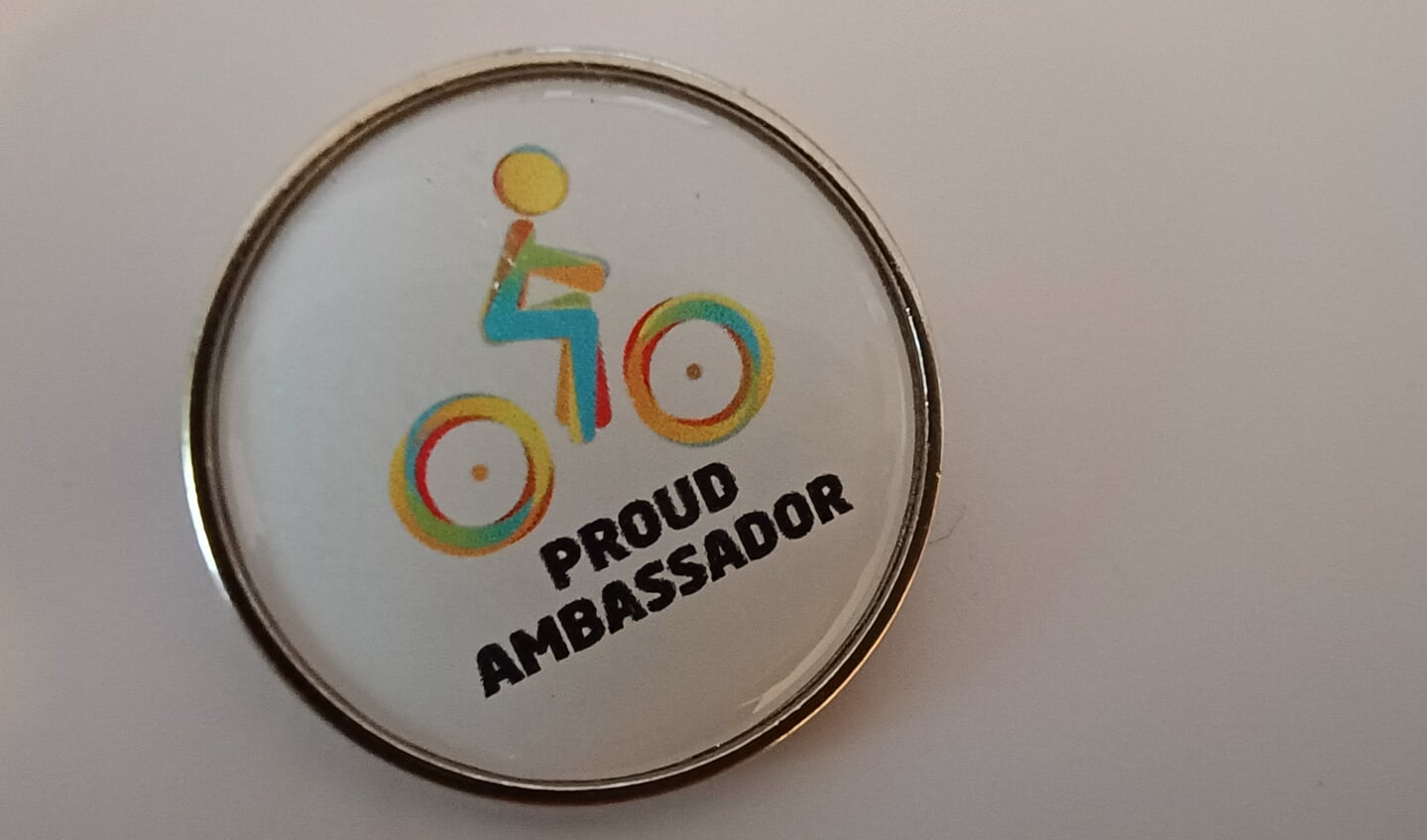 Proud Ambassador pin. 