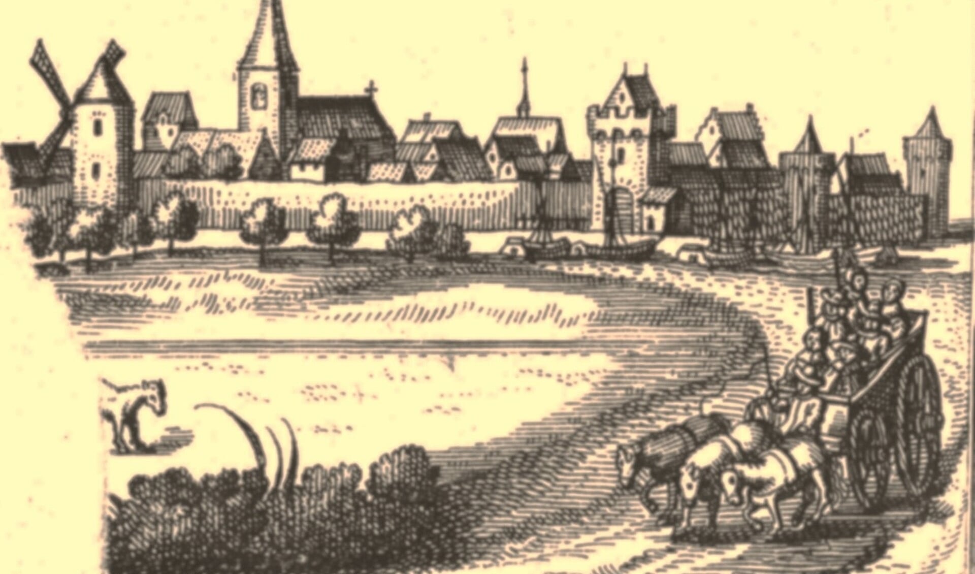 Huissen in 1660.