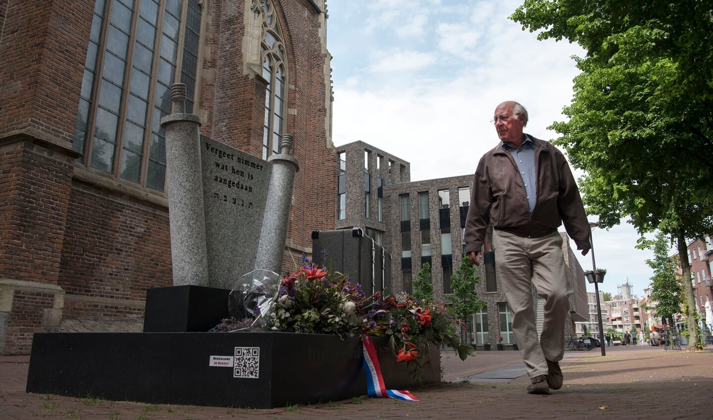 Jaap Clifford, een van de initiatiefnemers van het Joods Monument in Arnhem. 