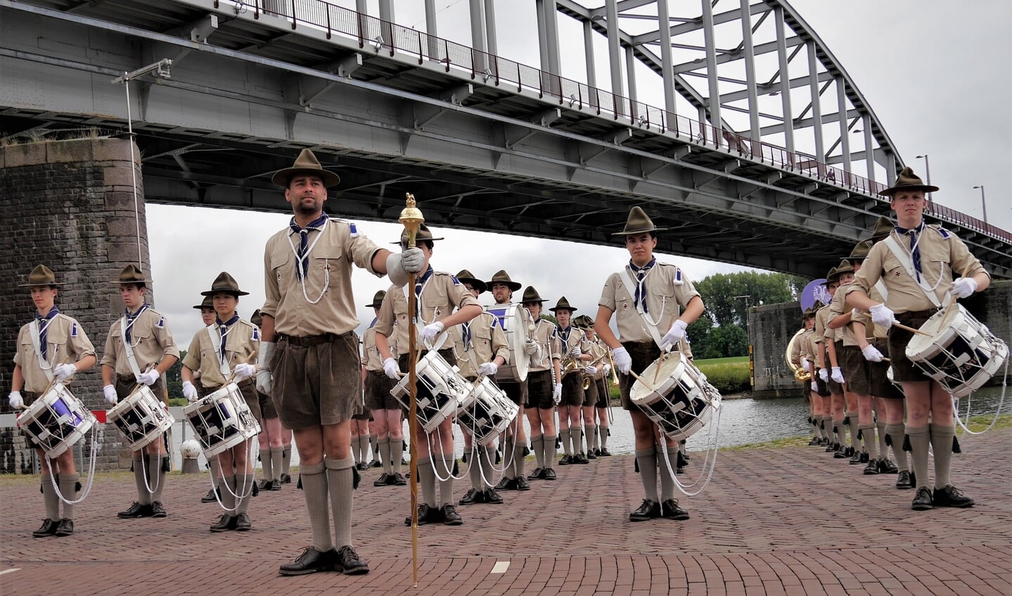 De Arnhem Band is één van de orkesten die op 14 mei optreden in de Arnhemse binnenstad.