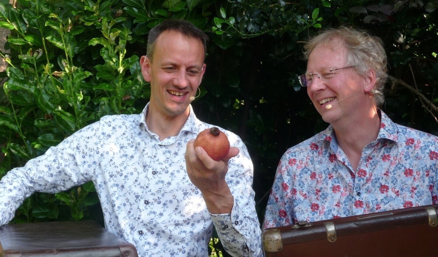 Amateurvertellers Edgar en Jan.