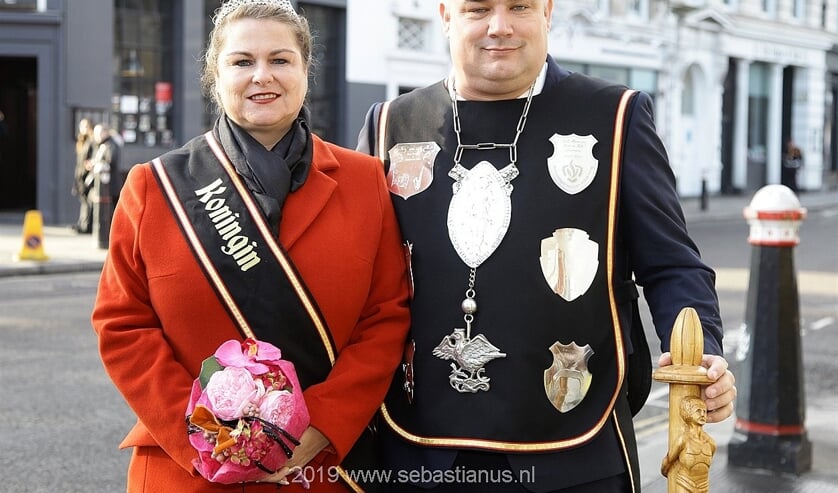 Koningspaar Harrie en Renate. (foto: Niels Sparnaay)  