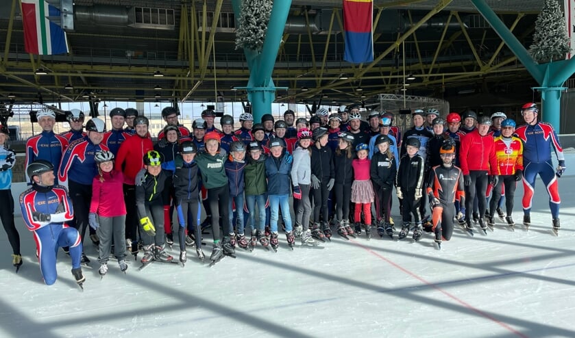 Afsluiting van het schaatsseizoen in het Triavium in Nijmegen. (foto: Alice Muggen)