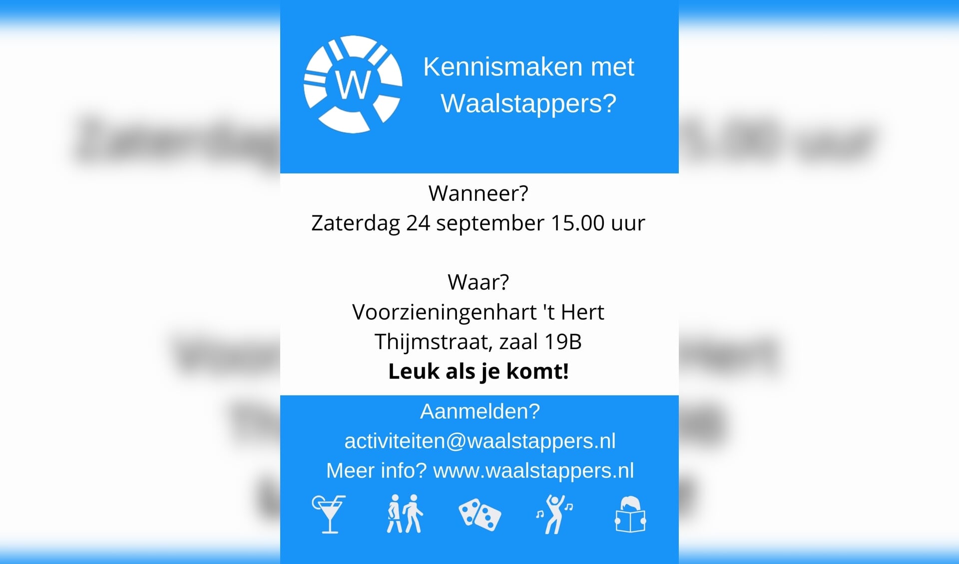 Kennis maken met Waalstappers