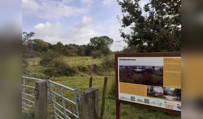 <p>Natuurgebied De Gebrande Kamp, onderdeel historiewandeling 25 september 2022. </p>
