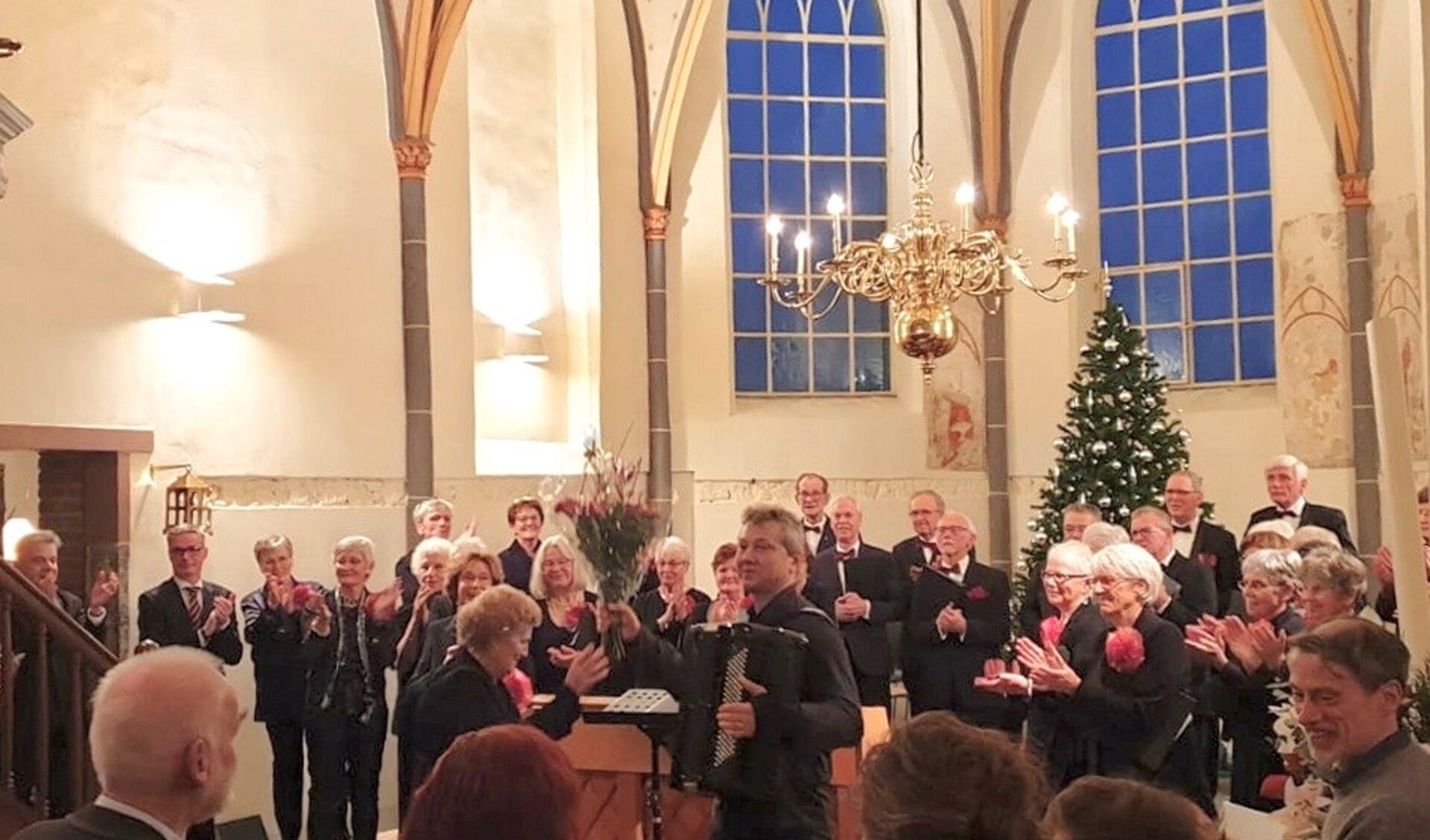 Decemberconcert in de historische kerk in Herveld-Zuid. 