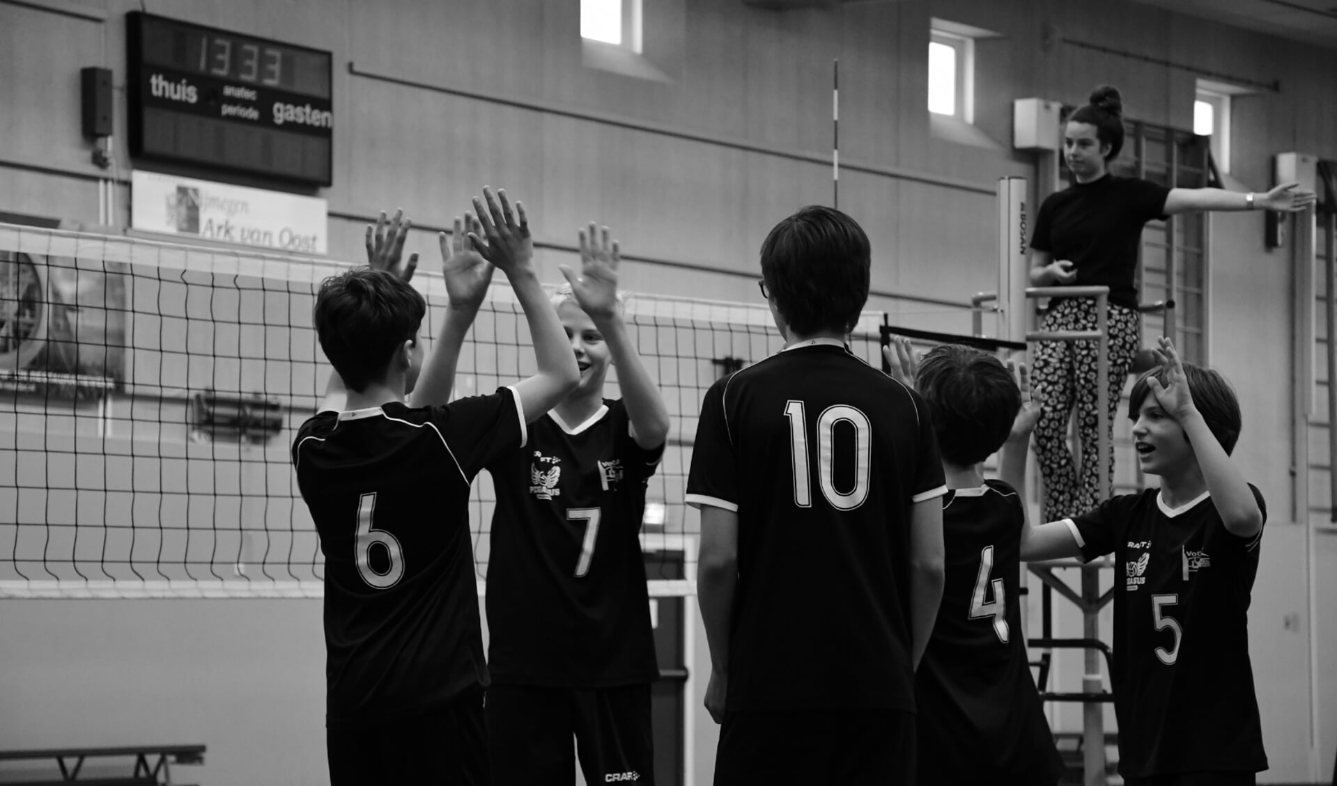 Het gezamenlijk jeugdteam van Pegasus en Vocasa.