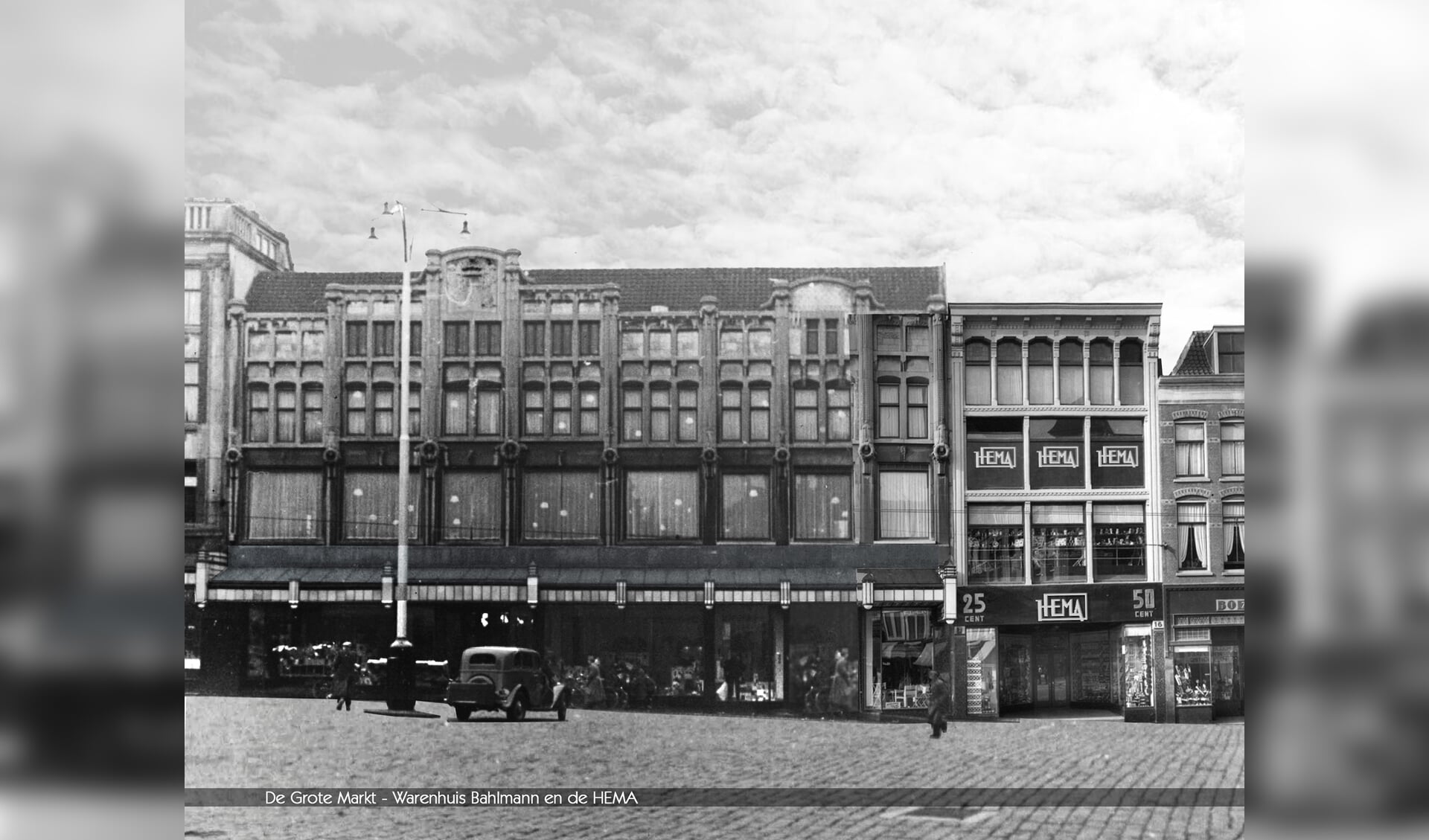 Oude Grote Markt - Warenhuis Bahlmann en de HEMA