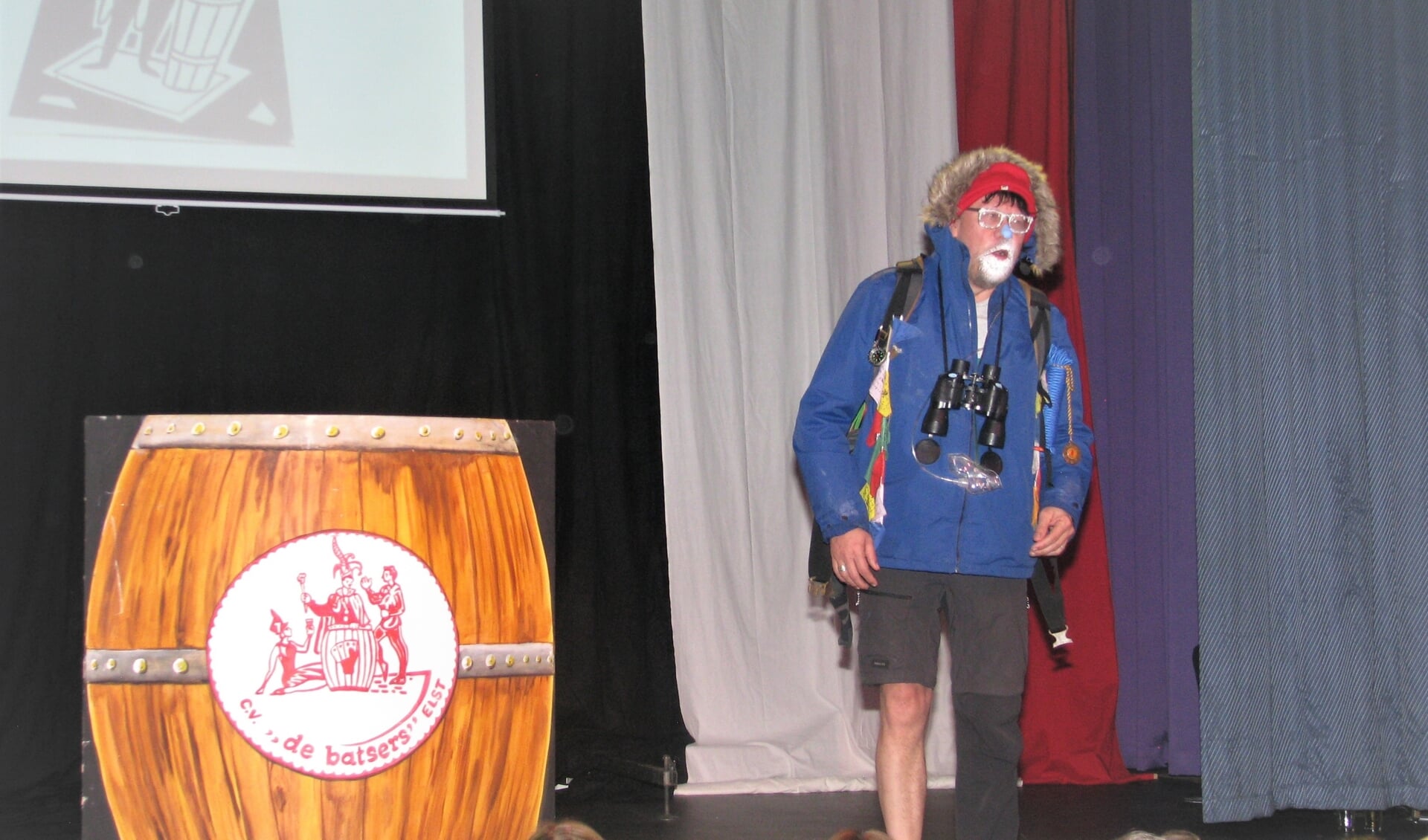 Rob Bouwman als de Alpinist. 