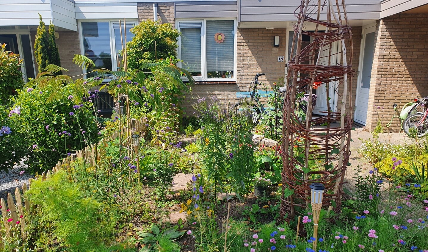 Resultaat gratis Tegelophaalservice 2022: een groene tuin in Malburgen
