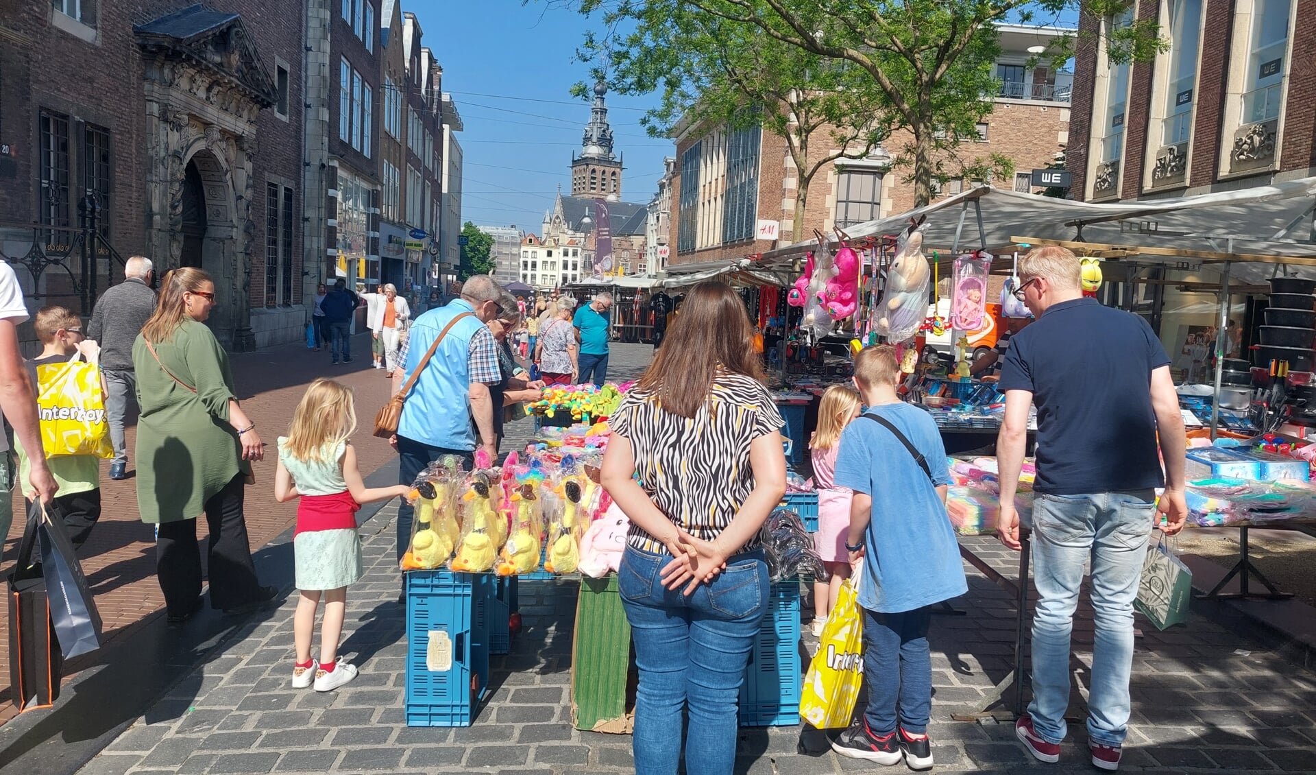 Markt in de Nijmeegse binnenstad.