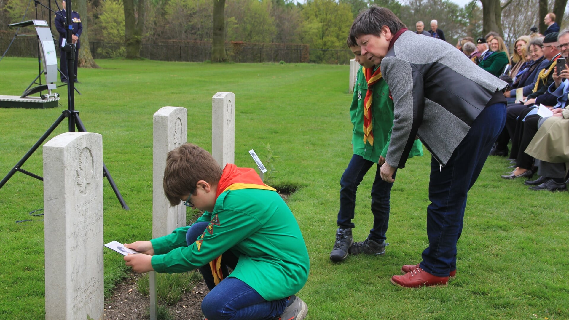 Opening Face to Graves op Canadese Erebegraafplaats Groesbeek. 