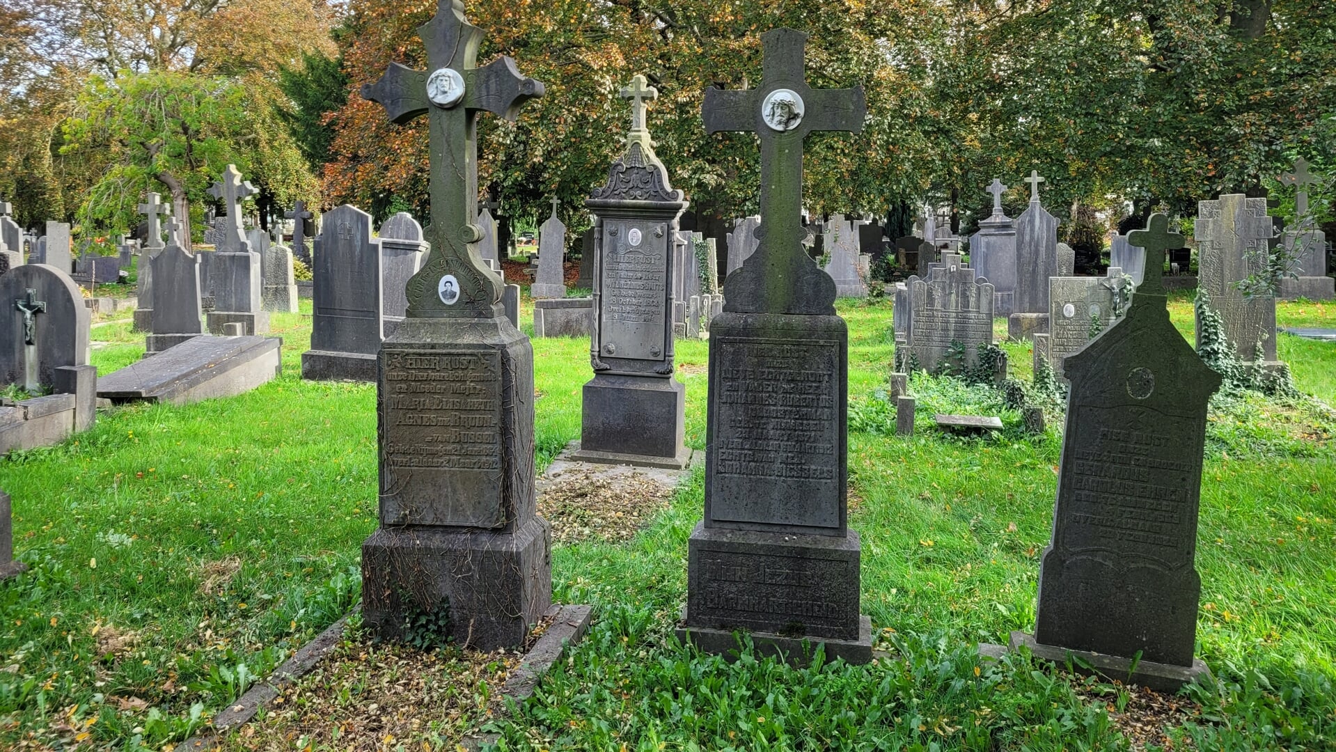 De begraafplaats Daalseweg. 