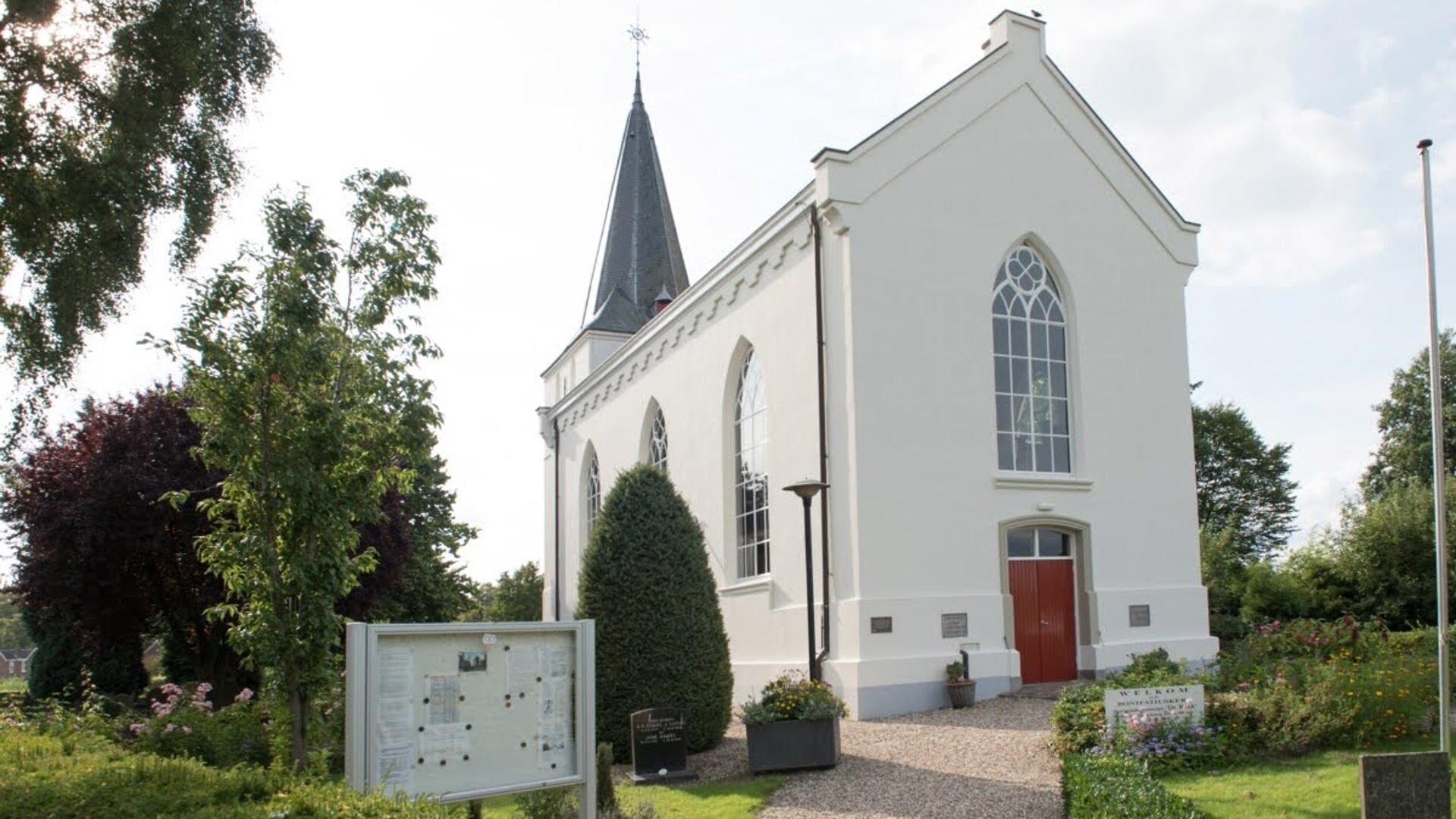 De historische kerk van Elden. 