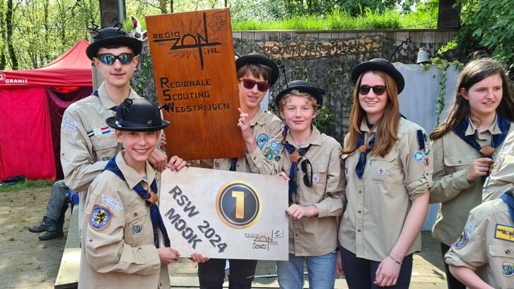 Scouting Karel de Stoute wint regionale scouting wedstrijden. (Foto: Scouting Regio ZON)