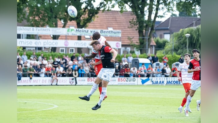 Actiebeeld tijdens De Treffers - NEC. 