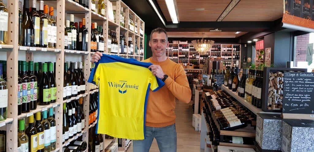 Guido Lenting van Wijnzinnig met shirt. (foto: Henk Venselaar)