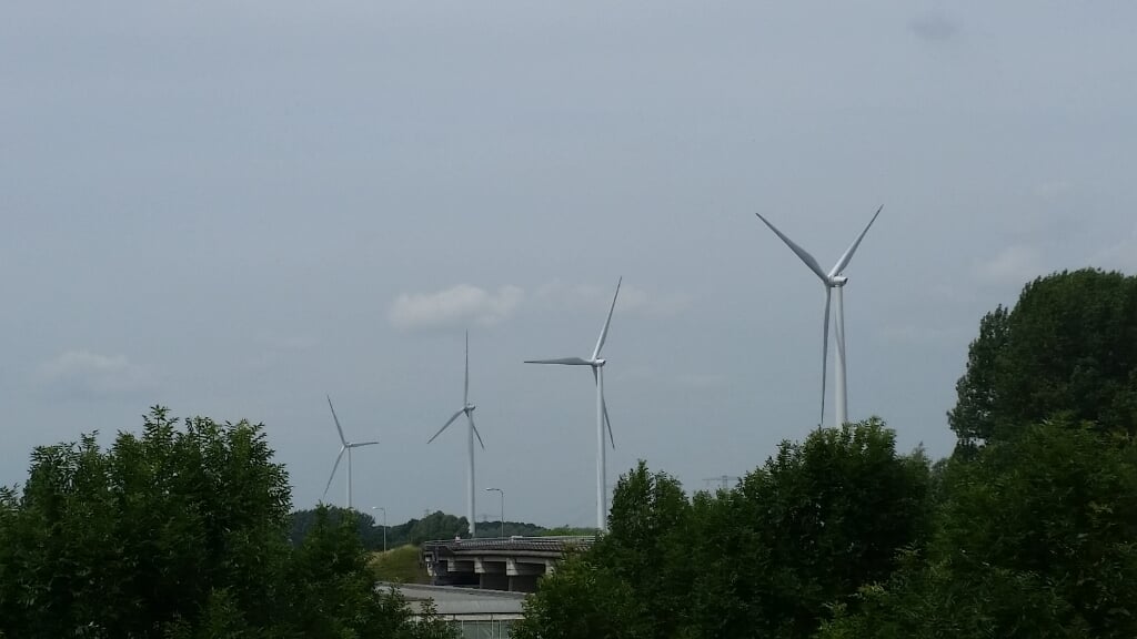 Windpark Nijmegen-Betuwe. (foto: Alex de Meijer)