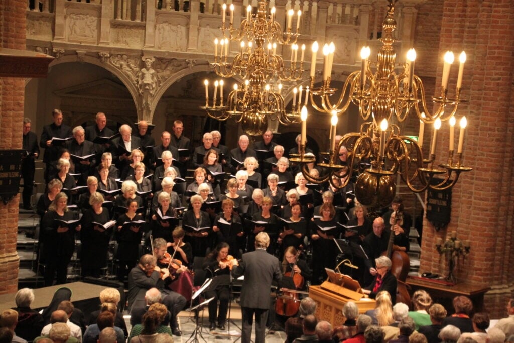 Een eerder concert van Oratoriumkoor Euphonia. (foto: Koorlid)