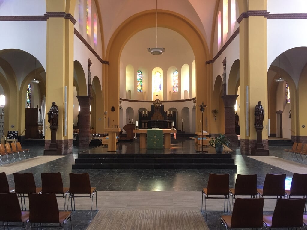 Interieur RK Kerk Groesbeek. (foto: Parochie Groesbeek)