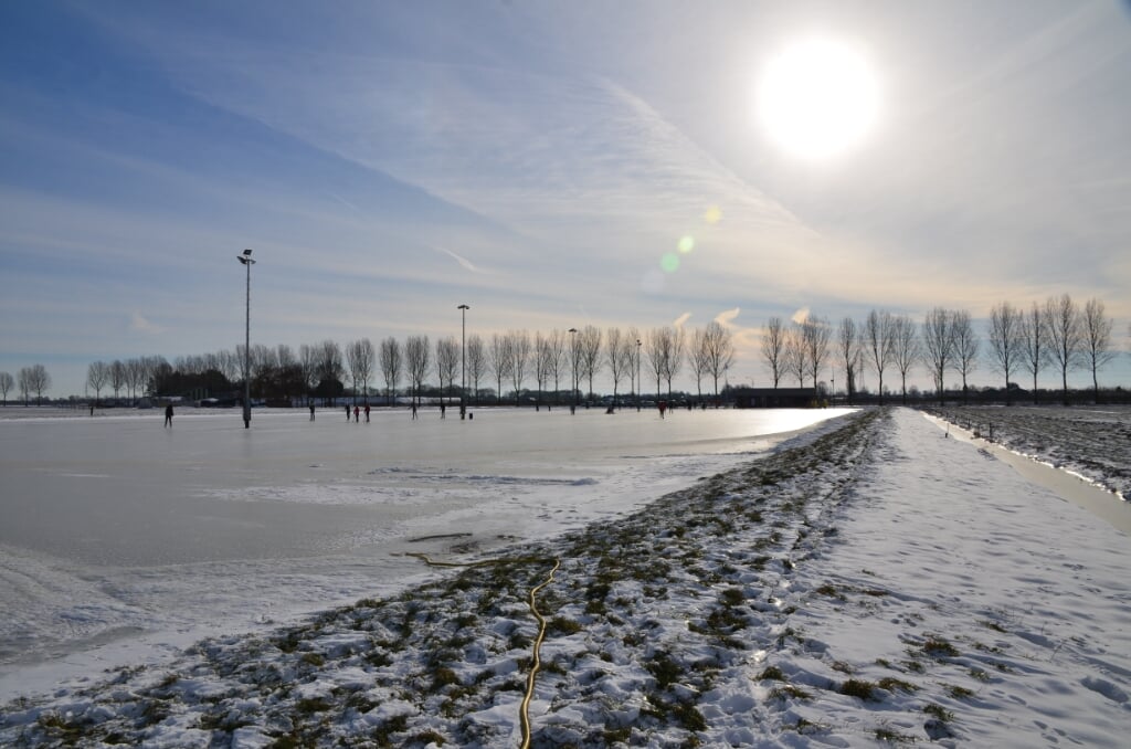 IJspret bij De Hoeken. (foto: R. van de Anker)