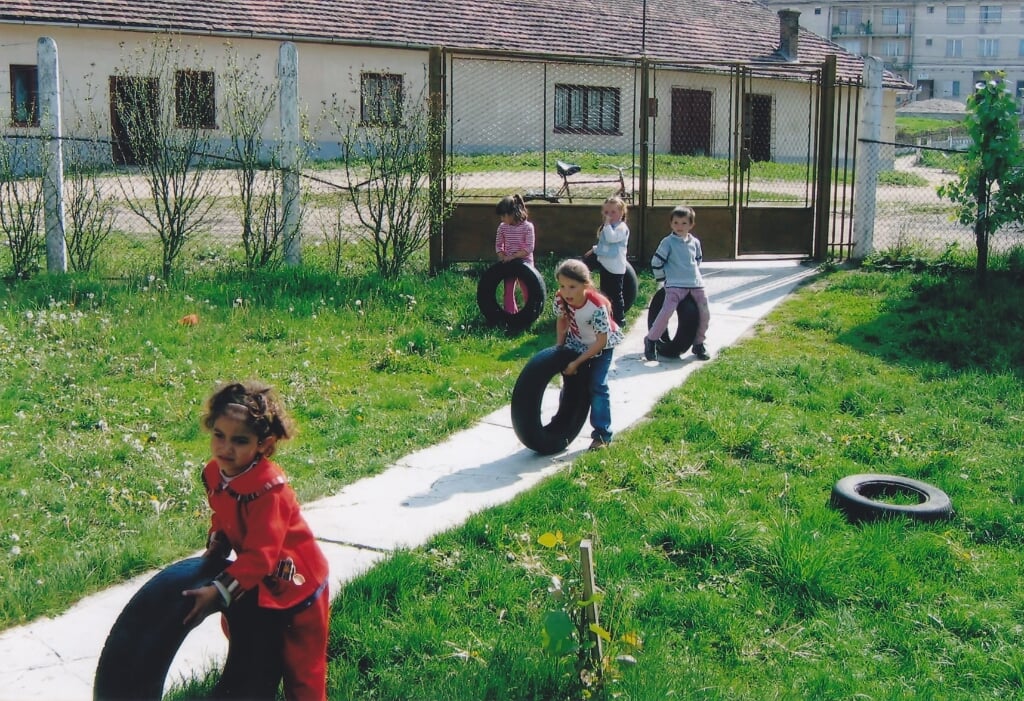 Spelende kinderen in Hodod.