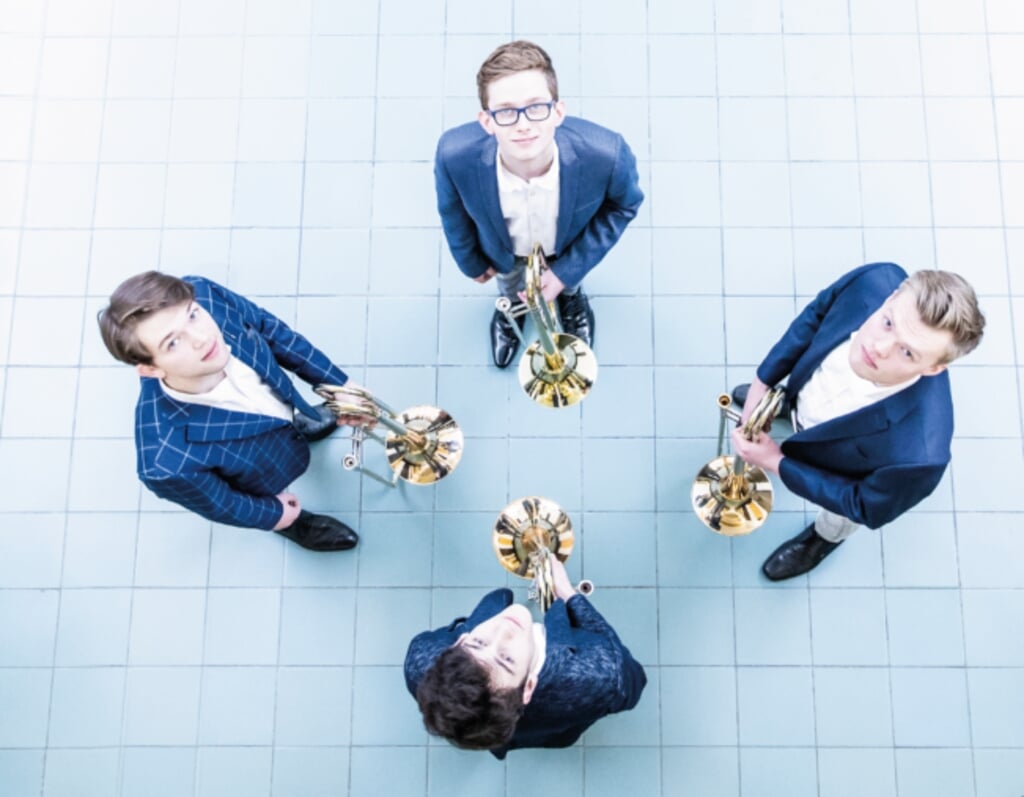 Nymphéas Trombone Quartet. (foto: Foppe Schut)
