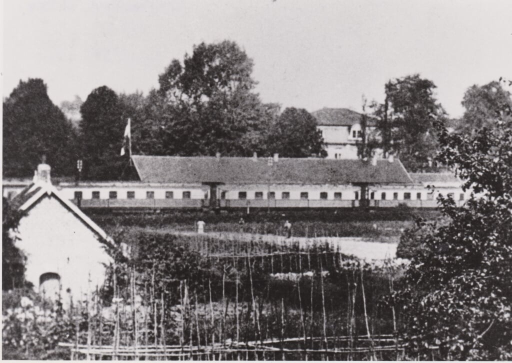 De spoorlijn Nijmegen - Kleef. (foto: Archief Gerrie Driessen)