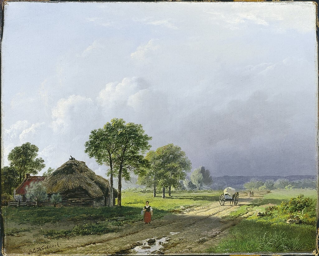 Werk van Barend Cornelis Koekkoek. 