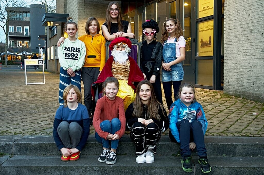 Kids van Toneelvereniging Steeds Hoger. (Foto: Maria Schut)