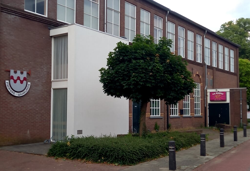 Het huidige gebouw van fanfare Wilhelmina en De Maddogs aan de Kloosterstraat in Groesbeek. (foto: Joop Verstraaten)