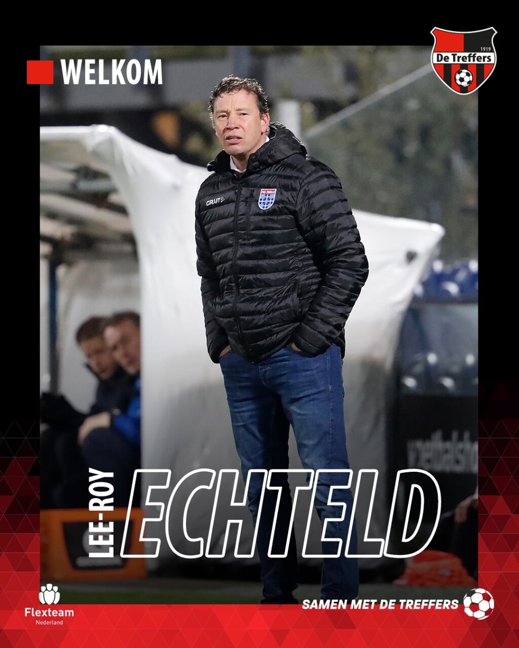 Lee-Roy Echteld nieuwe hoofdtrainer van De Treffers