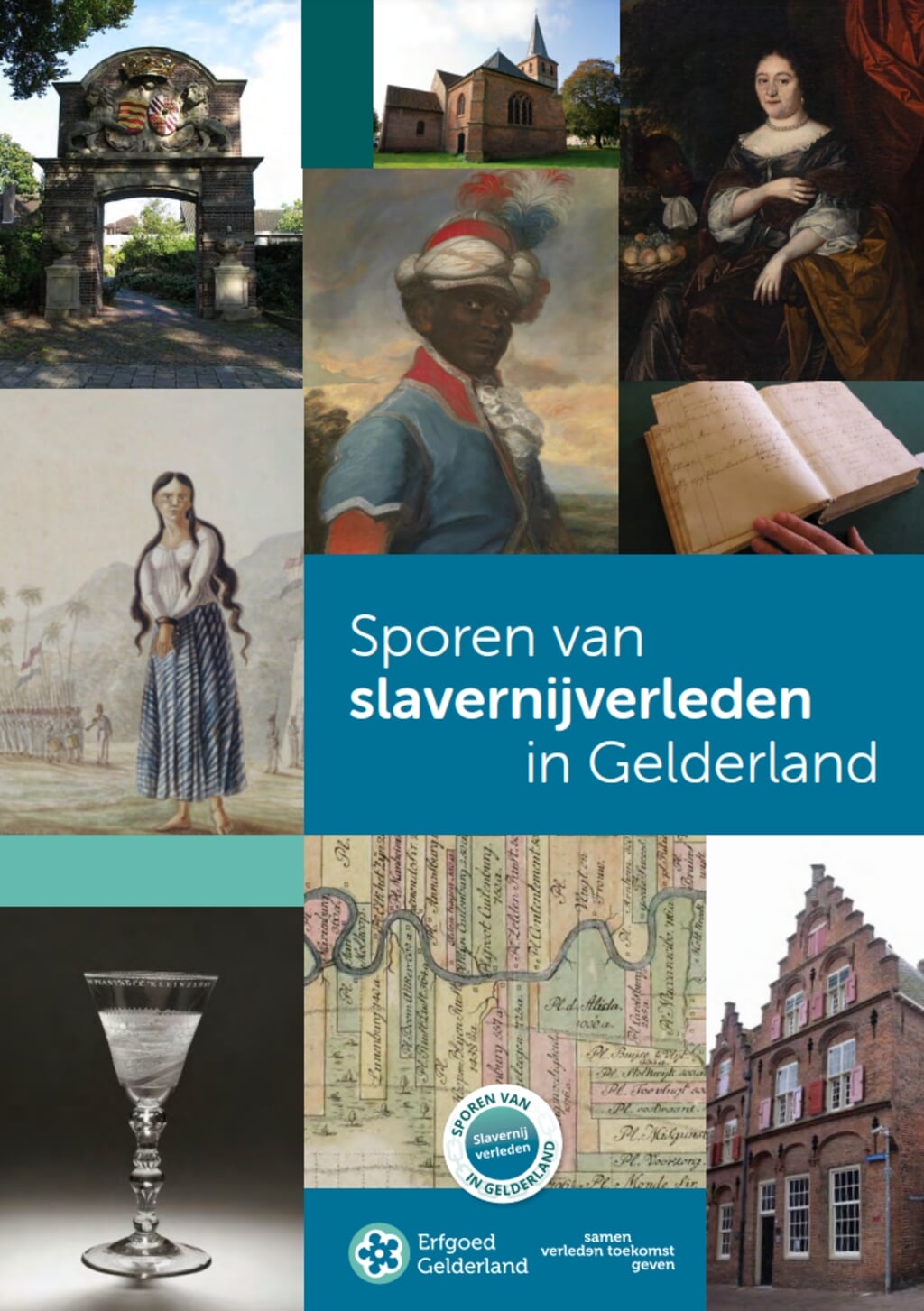Omslag van de online publicatie Sporen van slavernijverleden in Gelderland. 