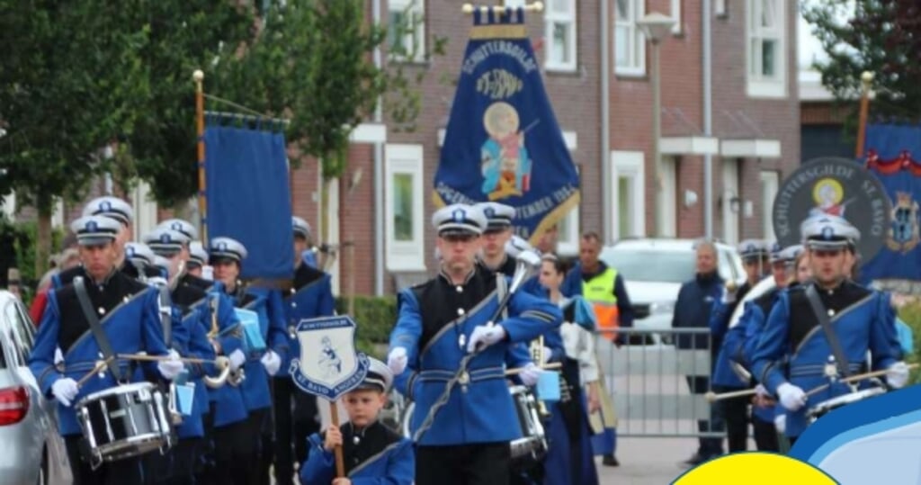 Drumfanfare Sint-Bavo Angeren . (foto: Sint-Bavo Angeren en Harmonie Angeren)