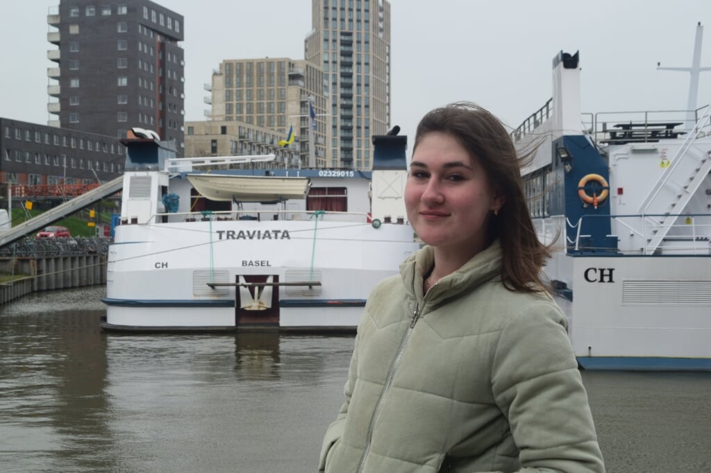 Anna Chernobuk voelt zich in Nijmegen als een vis in het water. (Foto: Maartje van Roozendaal)