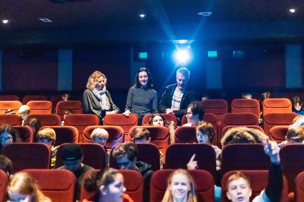 Leerlingen bezoeken hun eigen filmfestival. (Foto: SSF)