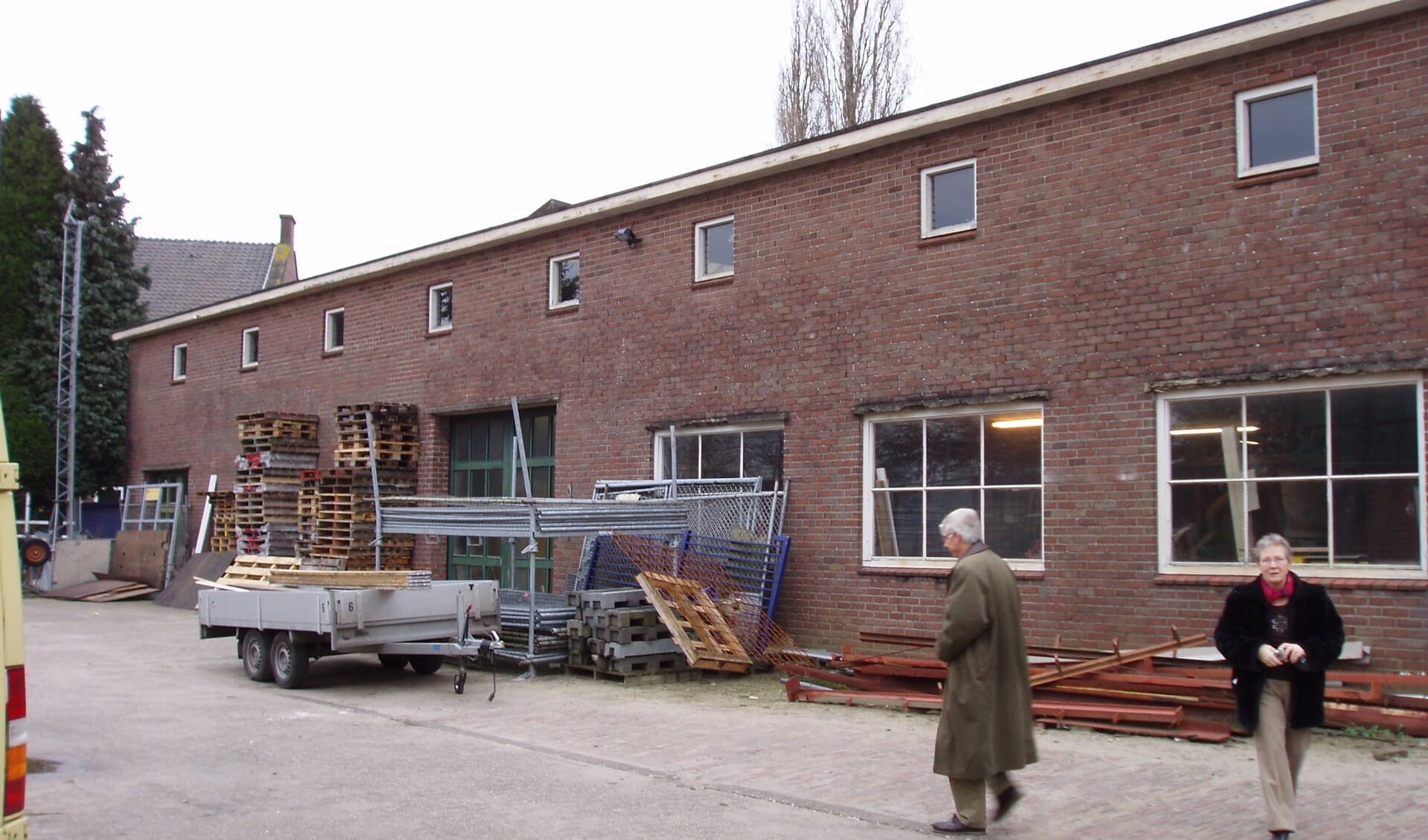 De timmerwerkplaats aan de Marktstraat 32 in Wierden.