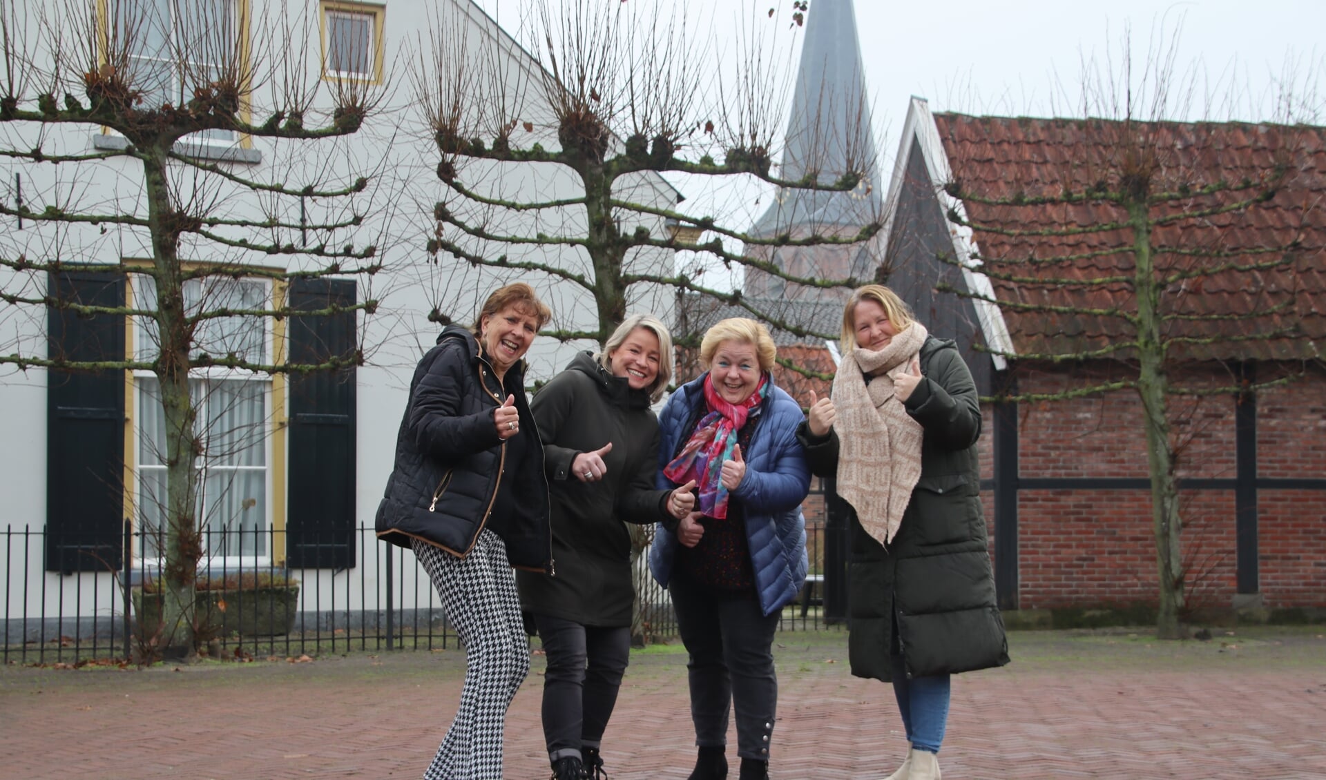 Van links naar rechts: Annemarie Haak, Karin Freriksen, Petra ter Braak en Maureen Snikkers.