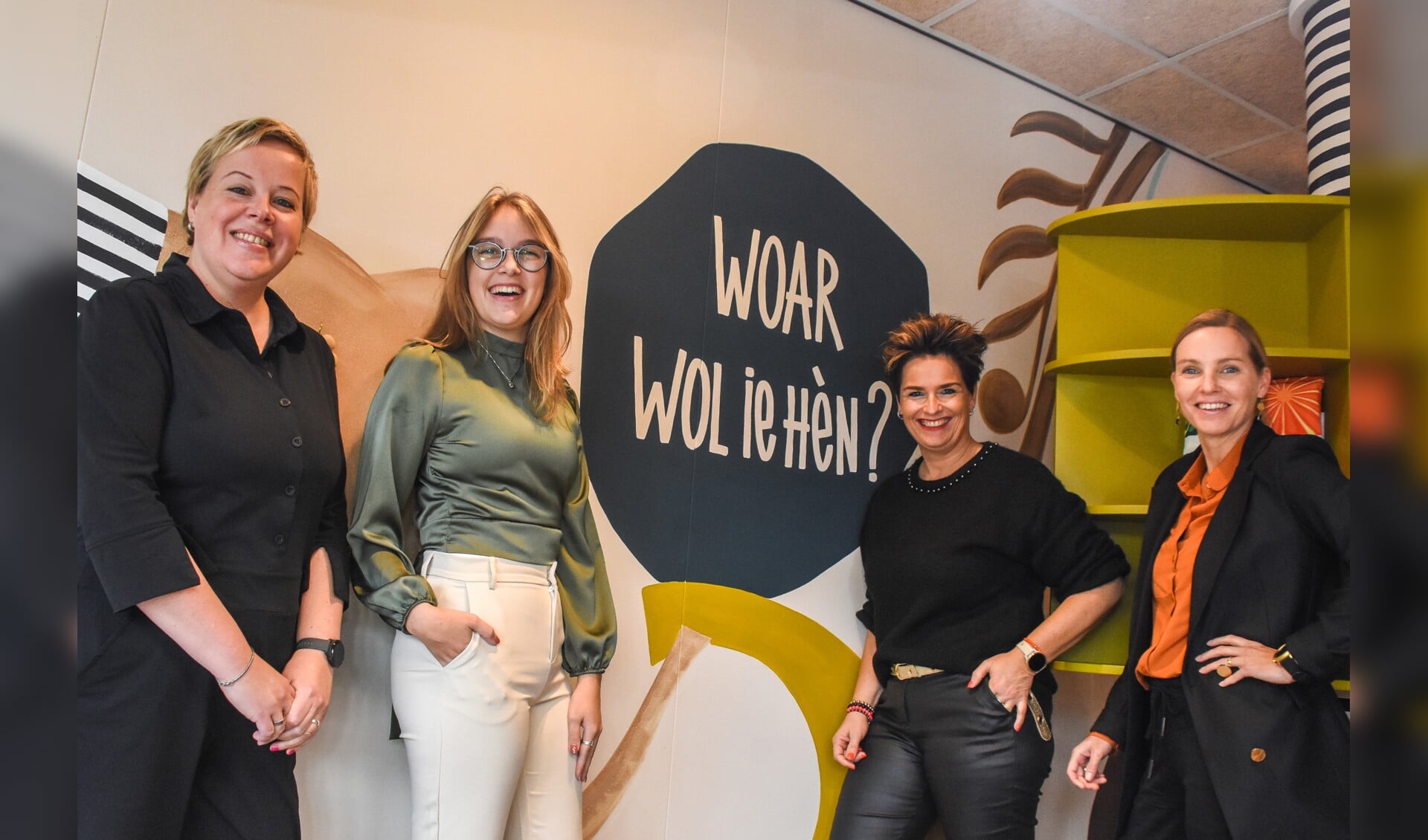 Van links naar rechts: Wendy Bartels, Demi Nijkamp, Noël ten Thije en Annemieke Roelofsen.