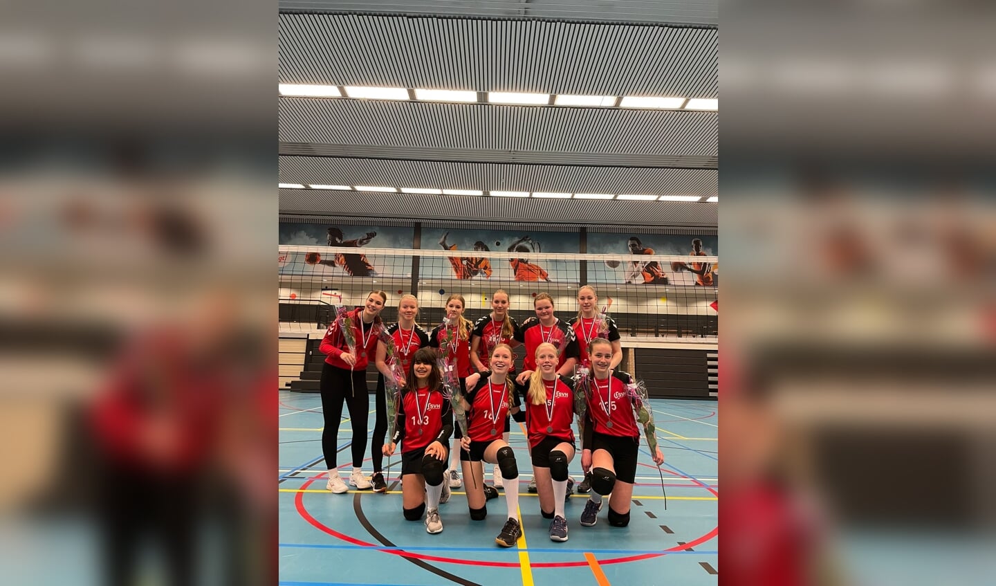 SVH MC1 met een zilveren medaille voor de 2e plek Regio Oost.