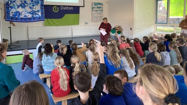 Presentatie op school De Maten in Den Ham.