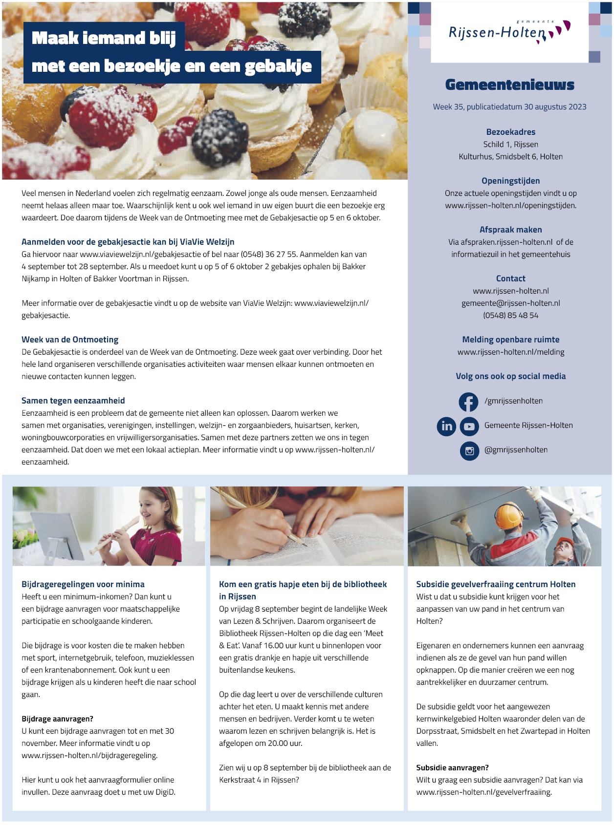 Editie voorpagina