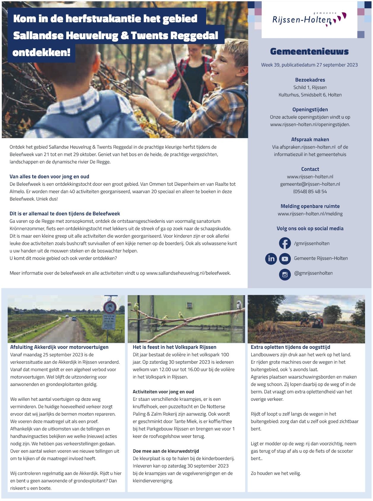 Editie voorpagina
