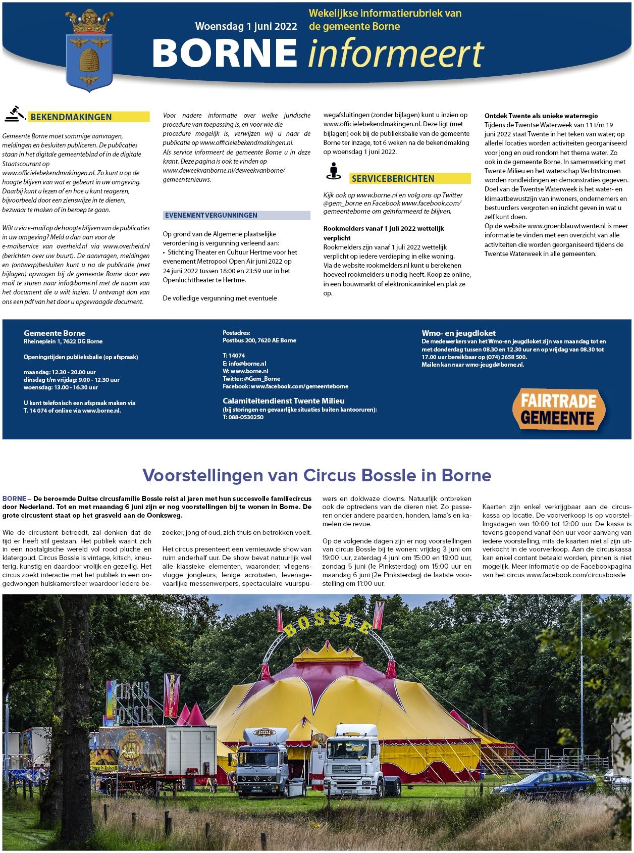 Editie voorpagina