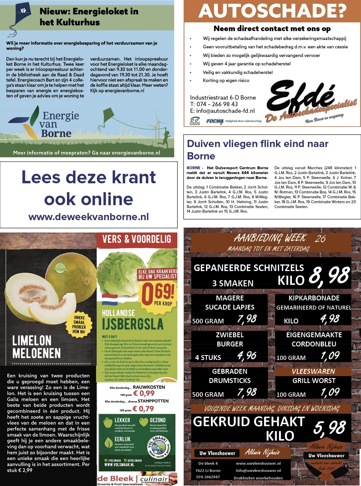 Editie voorpagina